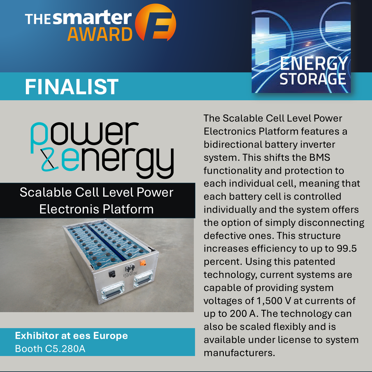 20s p&e Scalable Cell Level Power ees Award 2025